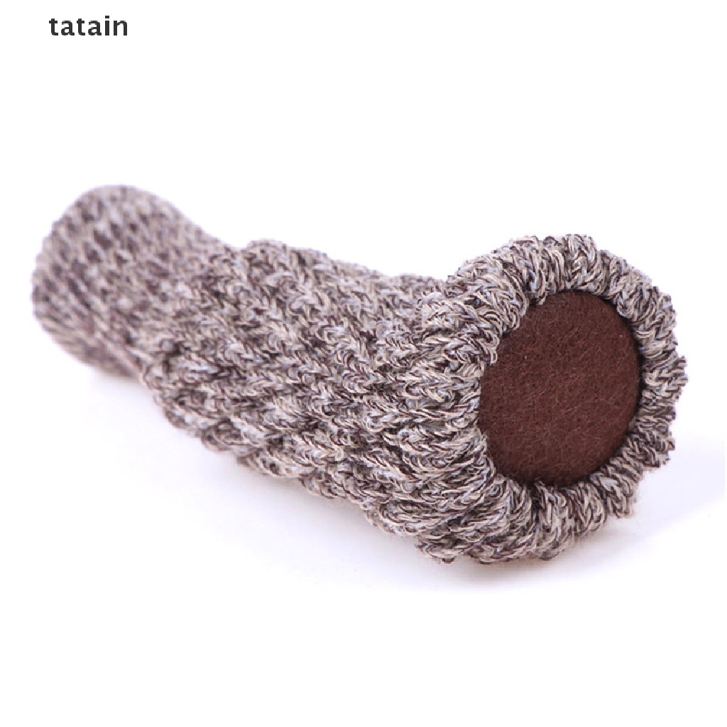 [TAT] 4PCS Chair Legs Cover Floor Protection Non-slip Table Legs Furniture Feet Socks CVX