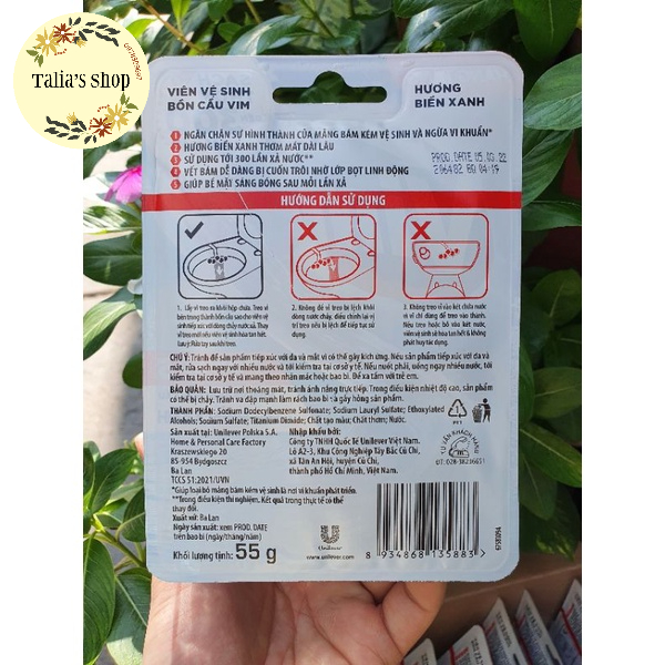 VIÊN TẨY BỒN CẦU VIM POWER 55G