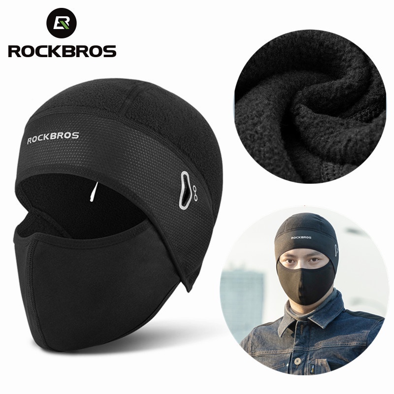 Rockbros Mũ Trùm Đầu Đi Xe Đạp Kèm Kính Bảo Hộ Chống Gió Tiện Dụng