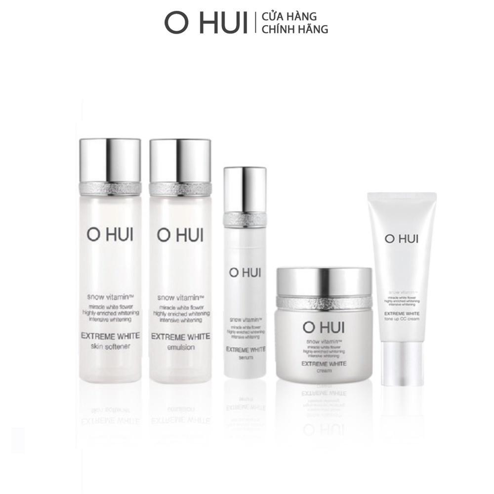 [Mã COSLG23 giảm 10%]Bộ cân bằng dưỡng trắng da OHUI Extreme White 7pcs Set