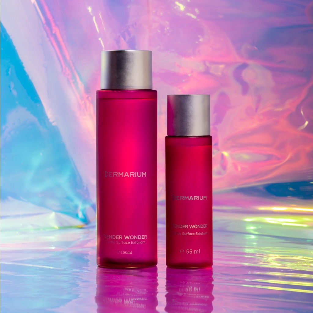 Toner Acid DERMARIUM nước hoa hồng AHA 8% làm sạch da tẩy da chết Tender Wonder 8% Lactic Acid Exfoliant 150ml DERM04
