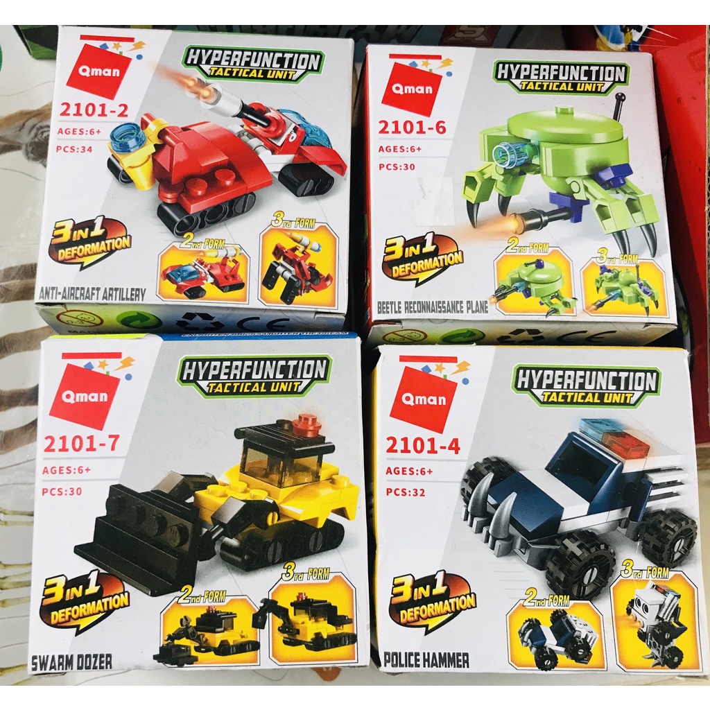 Đồ chơi lắp ghép siêu anh hùng - ninja - my world - người nhện - pubg