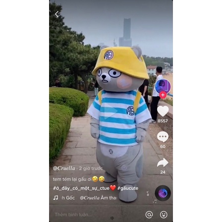 MASCOT GẤU HOT TREND