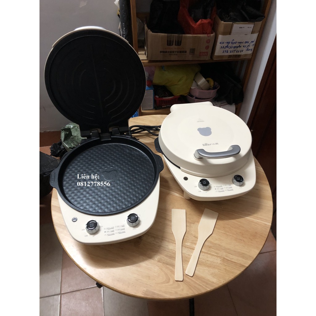 CHẢO ĐIỆN 2 MẶT THÁO KHAY NƯỚNG CHIÊN XÀO/ KẸP BÁNH MỲ BEAR