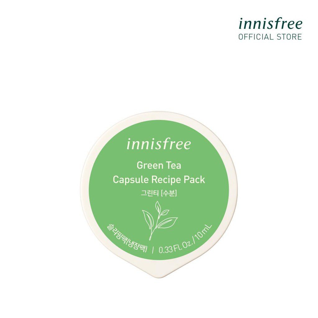 Mặt nạ dưỡng da dạng hũ innisfree Capsule Recipe Pack 10 mL