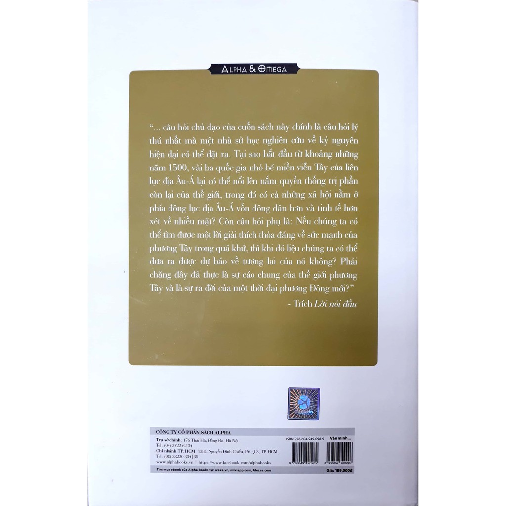 Sách - Văn Minh Phương Tây Và Phần Còn Lại Của Thế Giới | BigBuy360 - bigbuy360.vn