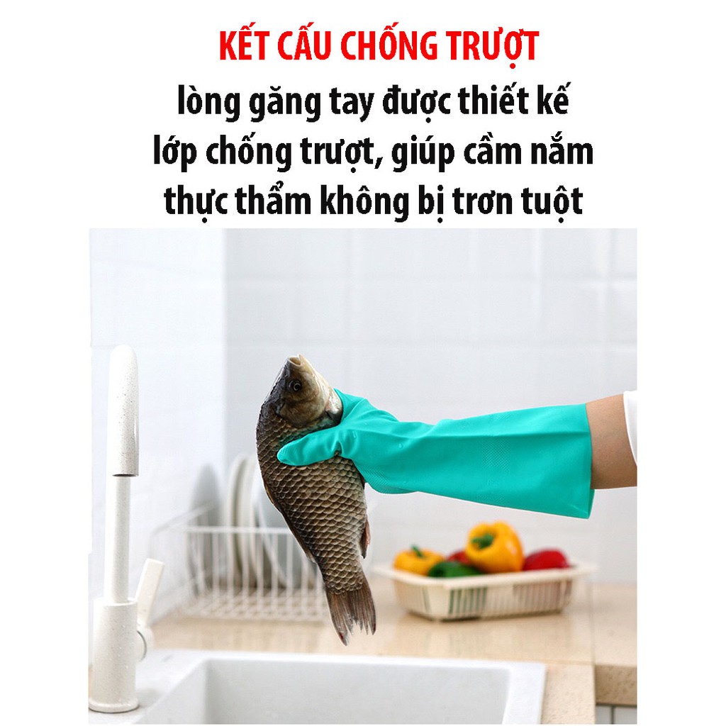 Găng Tay Cao Su Nội Trợ Chống Đứt Tay Bao Tay Cao Su Cắt Không Đứt, Đâm Không Thủng, Kéo Không Rách*