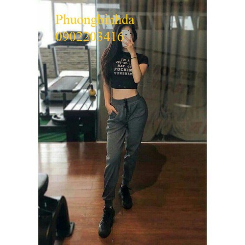 Quần Jogger Nữ len tăm LOẠI DÀY ĐẸP | BigBuy360 - bigbuy360.vn