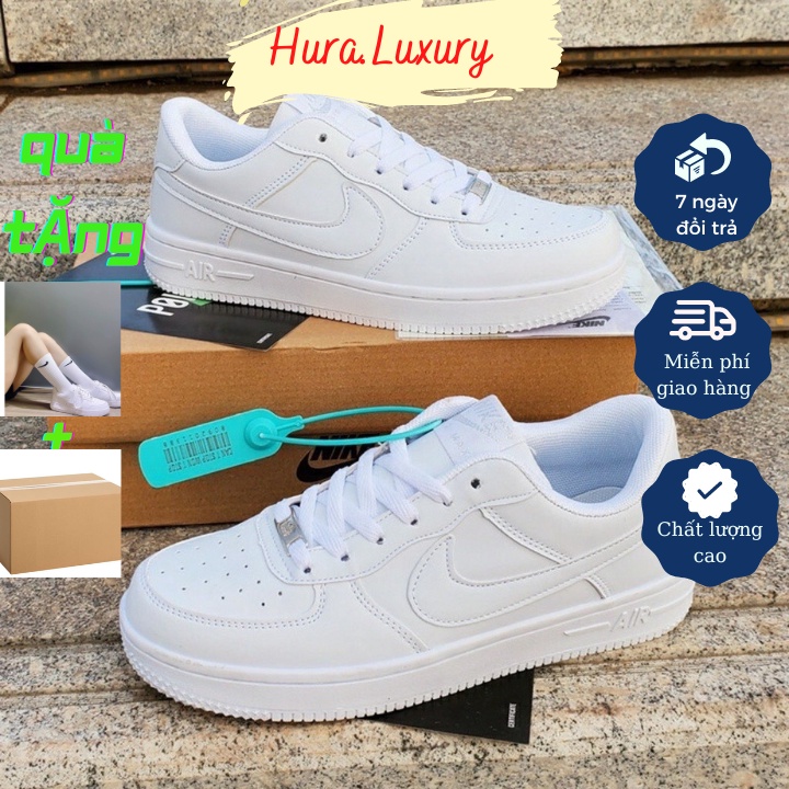 Giày Nike Air Force 1 AF1 Trắng - Giày Sneaker Nam Nữ Thể Thao Cổ Thấp Cao Cấp Full box + Bill