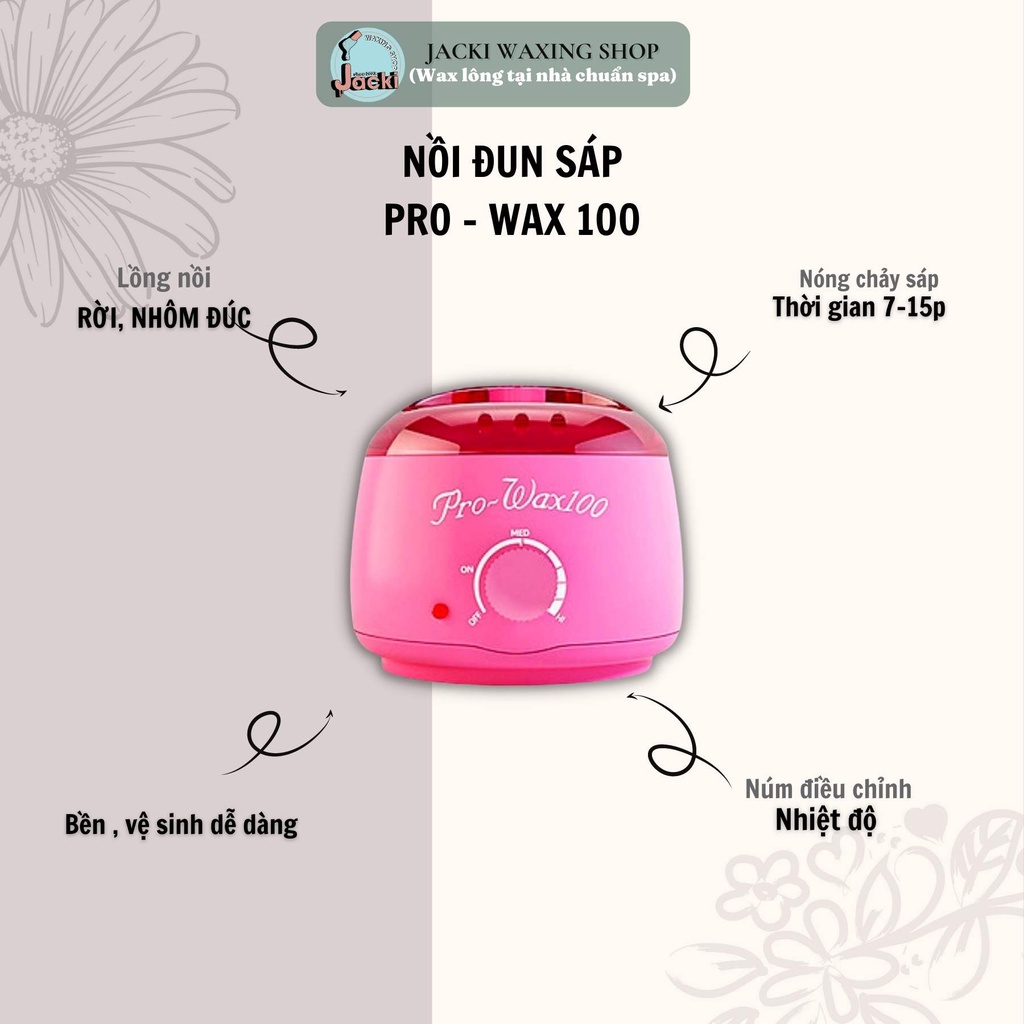 Nồi nấu sáp wax lông, Pro Max 100 , hàng loại 1, bảo hành 1 đổi 1 30 ngày