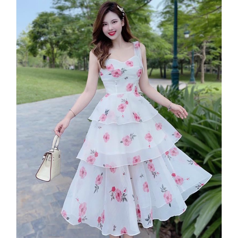 ĐẦM VOAN TẦNG NHƯ CÔNG CHÚA UP thoi trang shop valentina