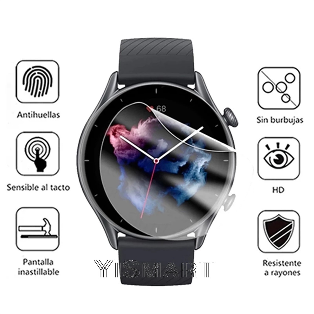 Miếng dán bảo vệ màn hình bằng TPU mềm dành cho đồng hồ thông minh Amazfit GTS 3 GTS3 GTS2 Mini GTR 3 Pro GTR3