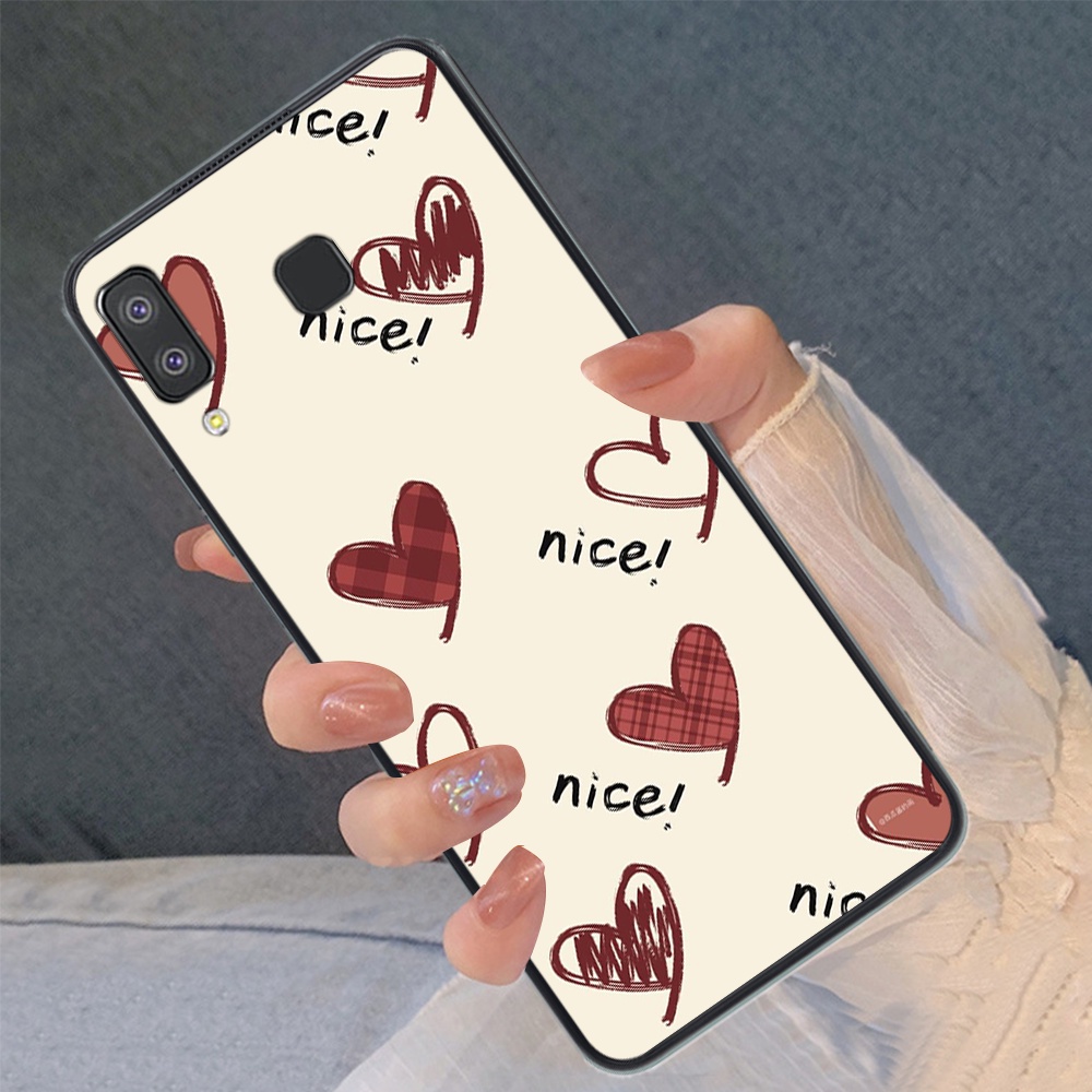 Ốp lưng điện thoại Samsung a8 star trái tim lượn sóng