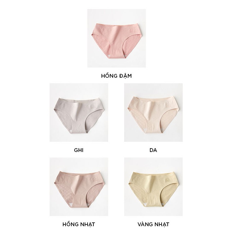 Quần lót nữ kháng khuẩn cotton cao cấp không đường may QL12 | BigBuy360 - bigbuy360.vn
