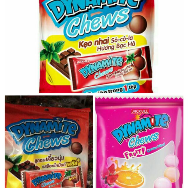 Kẹo nhai 3 viên Dynamite đủ vị