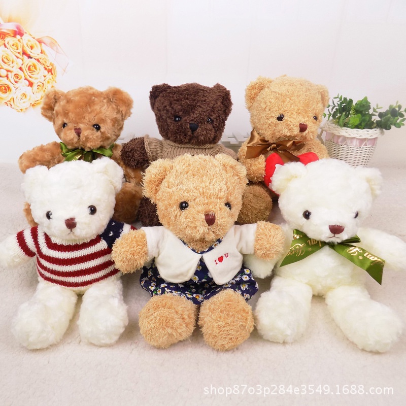 Thú Nhồi Bông Hình Gấu Teddy Phong Cách vintage