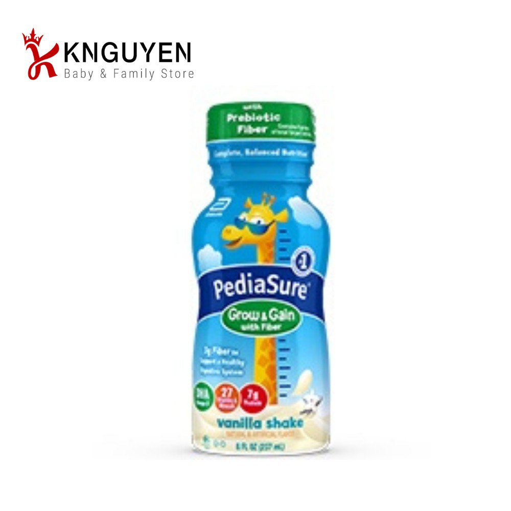 [Date mới]  Sữa Pediasure Mỹ nước chất xơ 237ml Mỹ