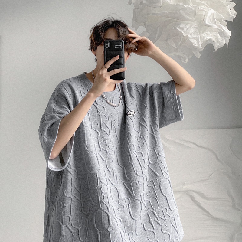 Áo Thun Tay Ngắn Cổ Tròn In Họa Tiết Đơn Giản Thời Trang Mùa Hè Cho Nam