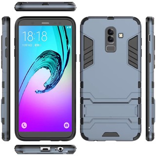 Ốp lưng phong cách Iron Man cá tính có giá đỡ cho Samsung Galaxy j8 2018