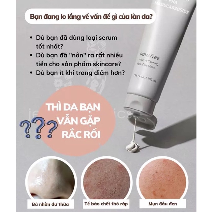Sample [Gói] Mặt Nạ Đất Set Innisfree Volcanic Calming Pore Clay Mask | BigBuy360 - bigbuy360.vn
