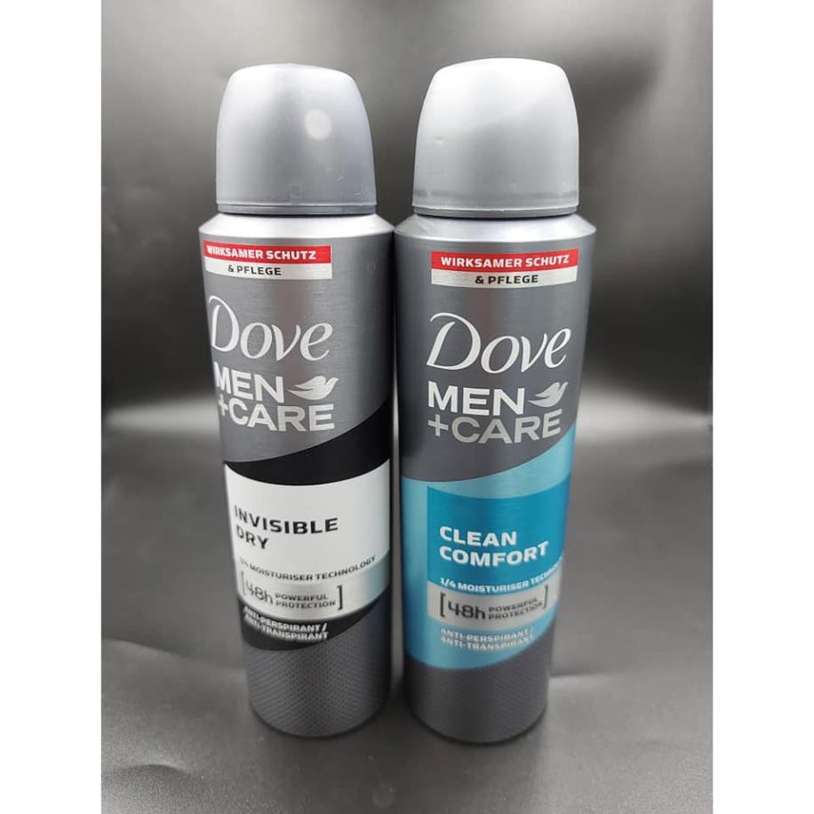 Hàng Đức Auth Xịt khử mùi Dove men care, hàng Đức