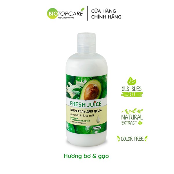 Sữa tắm Fresh Juice dưỡng ẩm và tái tạo da hương trái cây 500ml - BioTopcare Official | BigBuy360 - bigbuy360.vn
