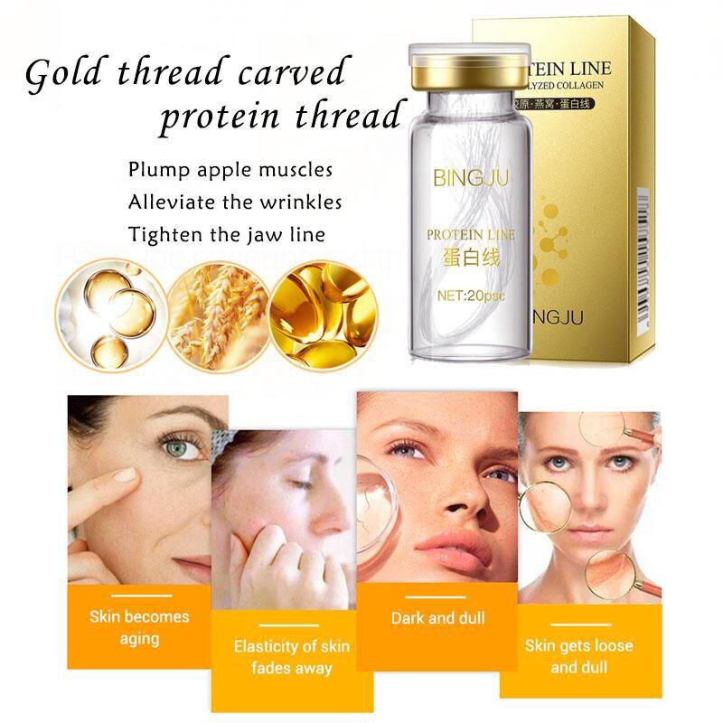 Set Tinh Chất Vàng 24k + Serum Protein + Tinh Chất Vàng 24k Dưỡng Ẩm Chống Nếp Nhăn Lão Hóa Chăm Sóc Da