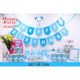 Sét sinh nhật Chủ đề Dê Con đc Thiết kế bởi Happy party SX tại Việt Nam
