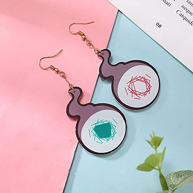 Anime Toilet Bound Hanako kun Earrings Cosplay Yugi Amane Earring Ear Stud Ear Clip Ear Hook Costume