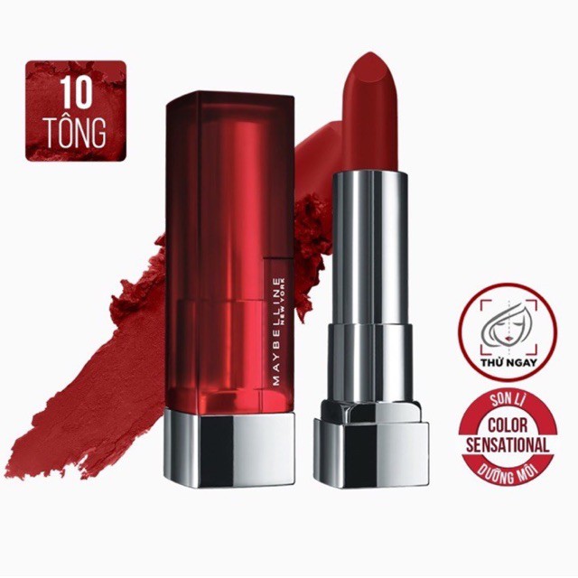 SON MAYBELLINE NEW YORK SIÊU LÌ VÀ NHẸ MÔI (GIÁ BẰNG 1/2 CỬA HÀNG)