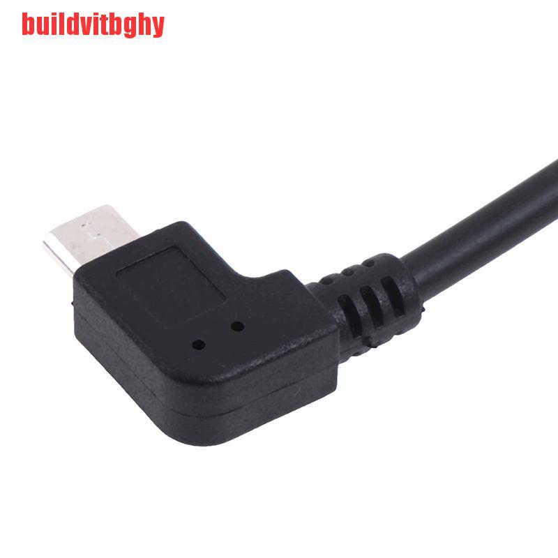 (Mua-Code) Dây Cáp Chuyển Đổi Từ 90 Độ Micro Usb Male Sang Mini Usb Female