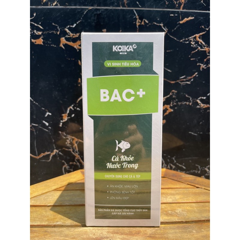 Vi Sinh Tiêu Hoá BAC+ chai 1 lít - Chuyên dùng cho cá và tép cảnh