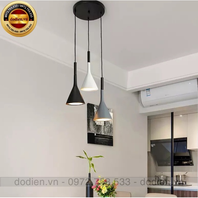 Đèn thả trần decor bàn ăn phòng khách cao cấp kèm bóng đèn