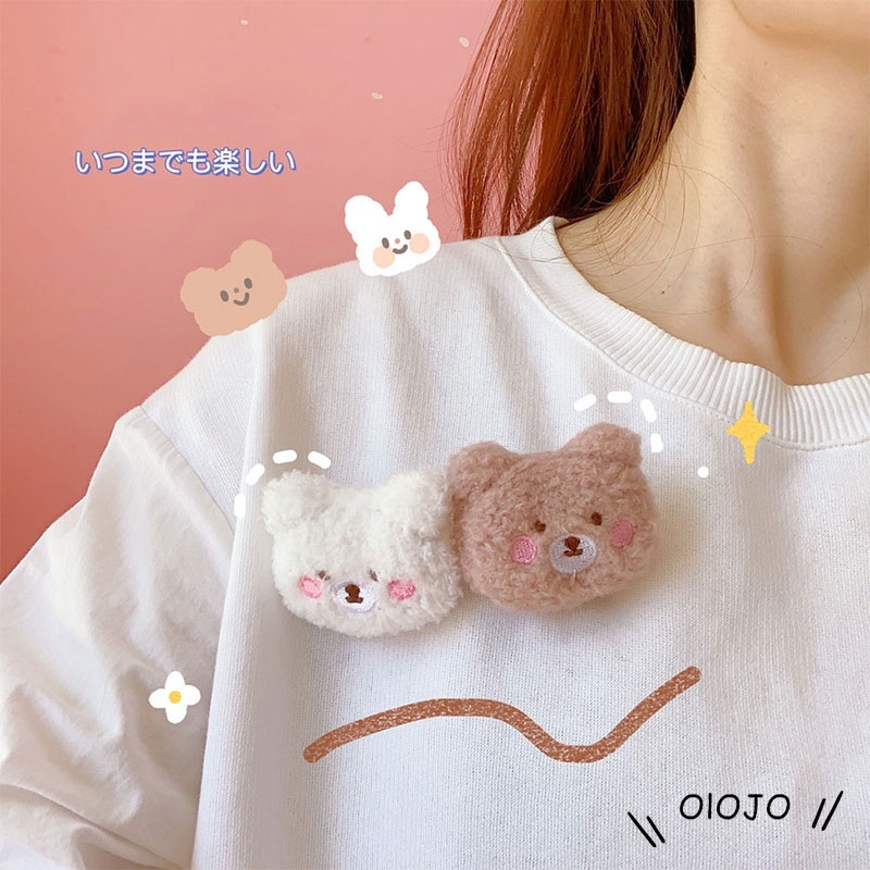 Ghim Cài Áo Hình Gấu Teddy Hoạt Hình Dễ Thương