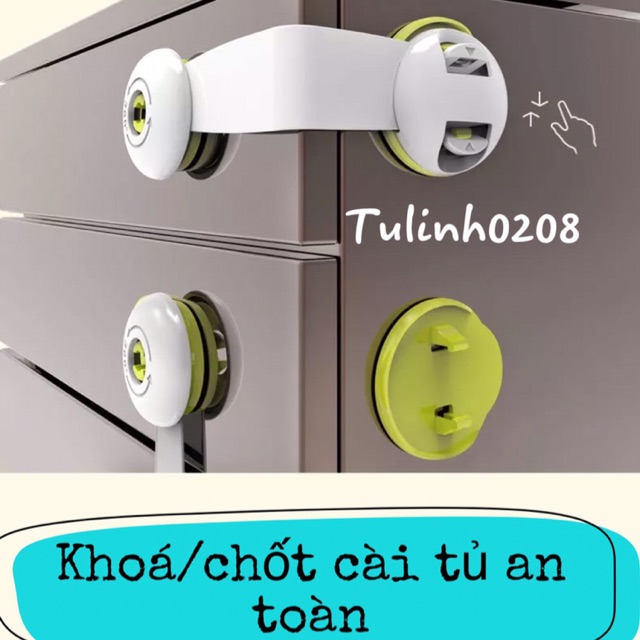 Khoá/ chốt cài tủ, ngăn kéo an toàn