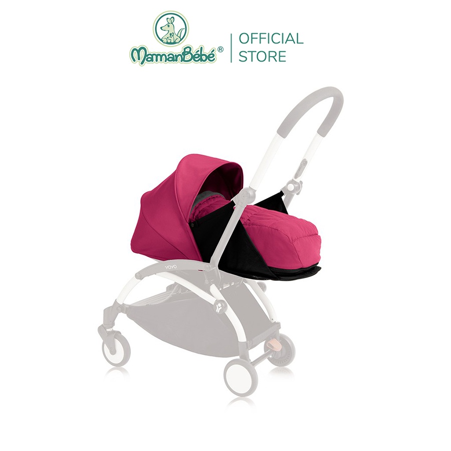 Bộ màn chụp và đệm xe đẩy BABYZEN YOYO 0+ Hồng Sen