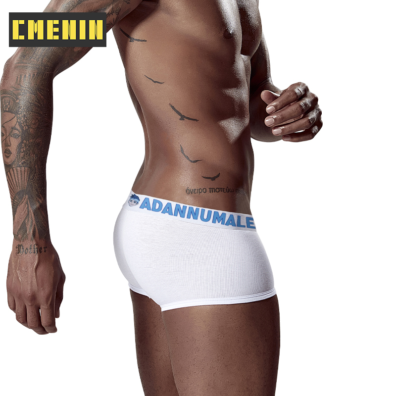 Quần Lót Boxer CMENIN Ad7104 Cotton Lưng Thấp Họa Tiết Chữ Thời Trang Cho Nam