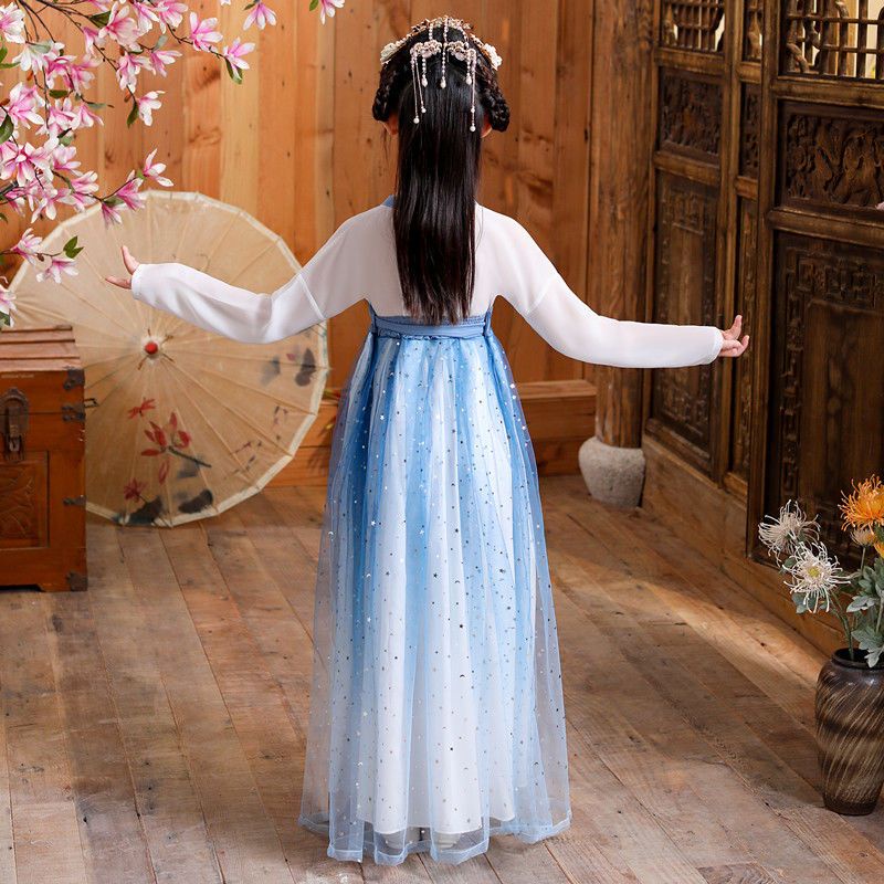 Bộ Hán Phục Phong Cách Trung Hoa Cổ Điển Cho Bé Gái