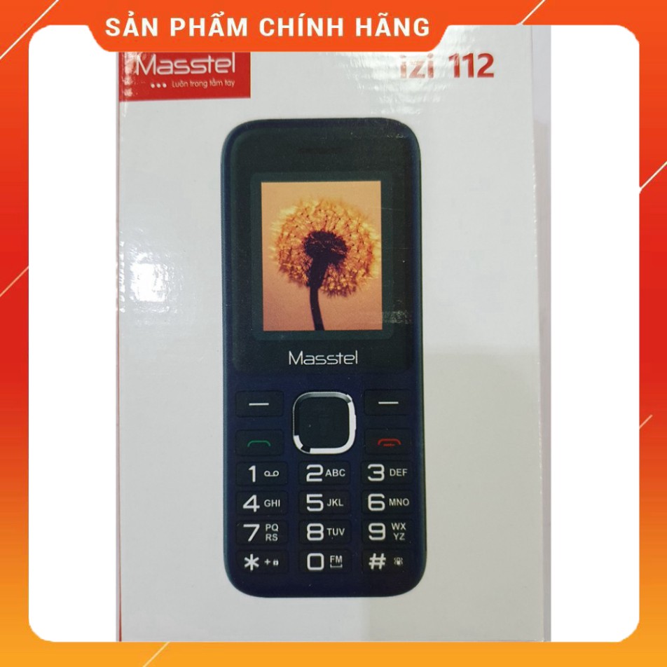 [ DEAL SỐC ] Điện Thoại Masstel iZi 112 - Hàng Chính Hãng Hàng Chính Hãng FULL BOX