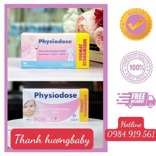Nước muối Pháp Physiodose 40 tép