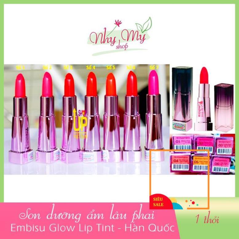 Son Embisu Glow Lip Tint dưỡng môi, giữ ẩm