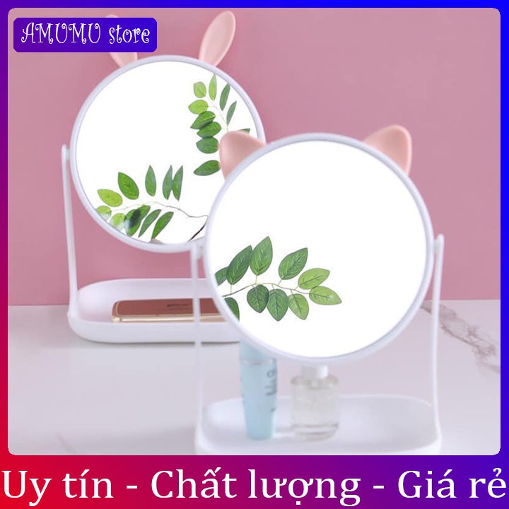 GƯƠNG TAI THỎ MINI,GƯƠNG TRANG ĐIỂM MINI