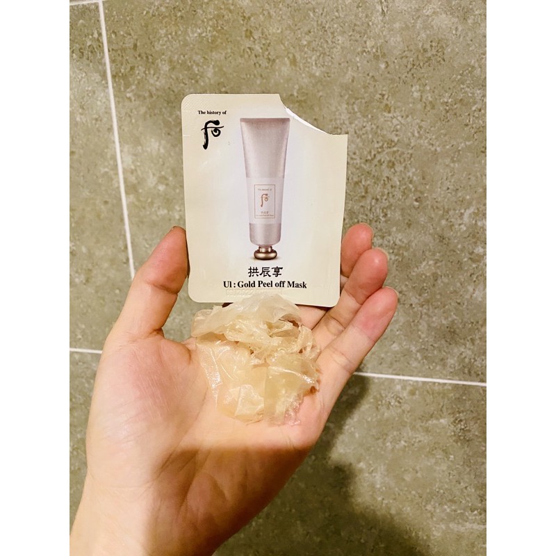 Mặt nạ lột tinh chất vàng Whoo gold peel off mask