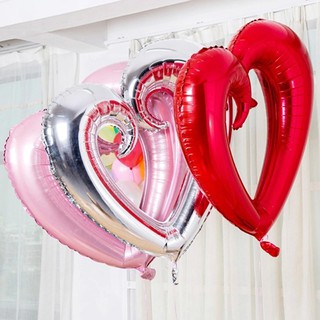 Bóng bay tim rỗng size to bơm đươc khí hidro