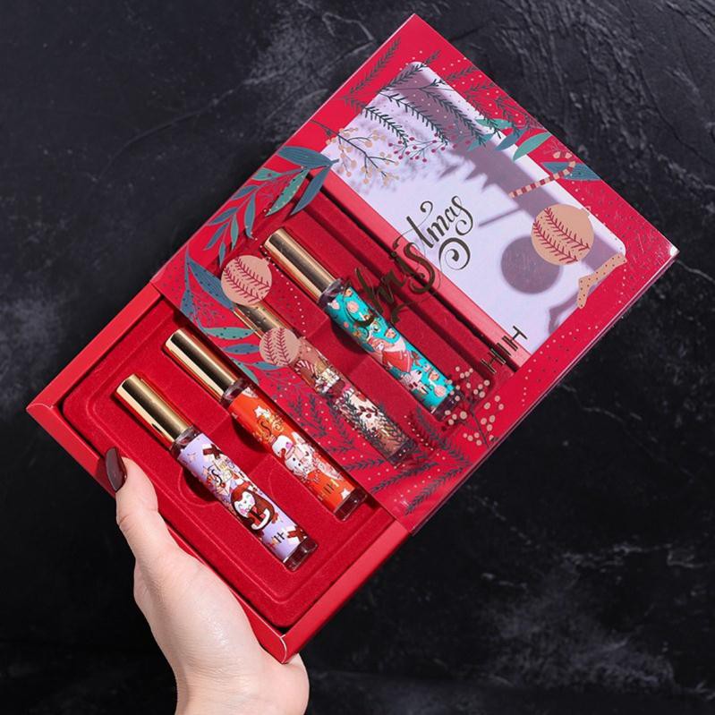 Hot Quà Tặng Noel - Set 4 Chai Nước Hoa Lăn Mới 2020 | Thế Giới Skin Care