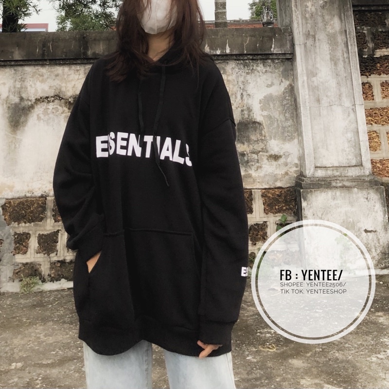 Áo hoodie Essentiall chữ ngực ( ảnh thật ) | BigBuy360 - bigbuy360.vn