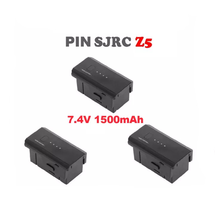 Pin máy bay flycam SJRC Z5, 7.4V 1500mAh