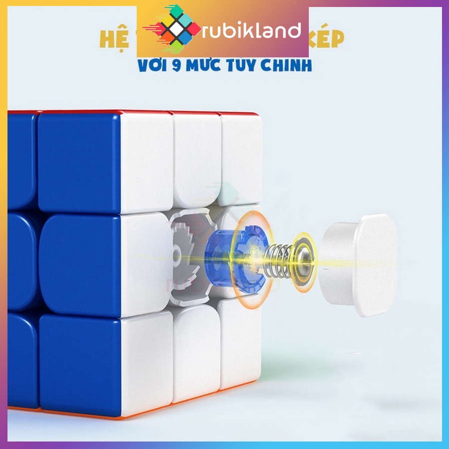 Rubik 3x3 RS3M 2020 MF3RS3 M Có Nam Châm Rubic 3 Tầng Stickerless 3x3x3 Đồ Chơi Trí Tuệ Trẻ Em