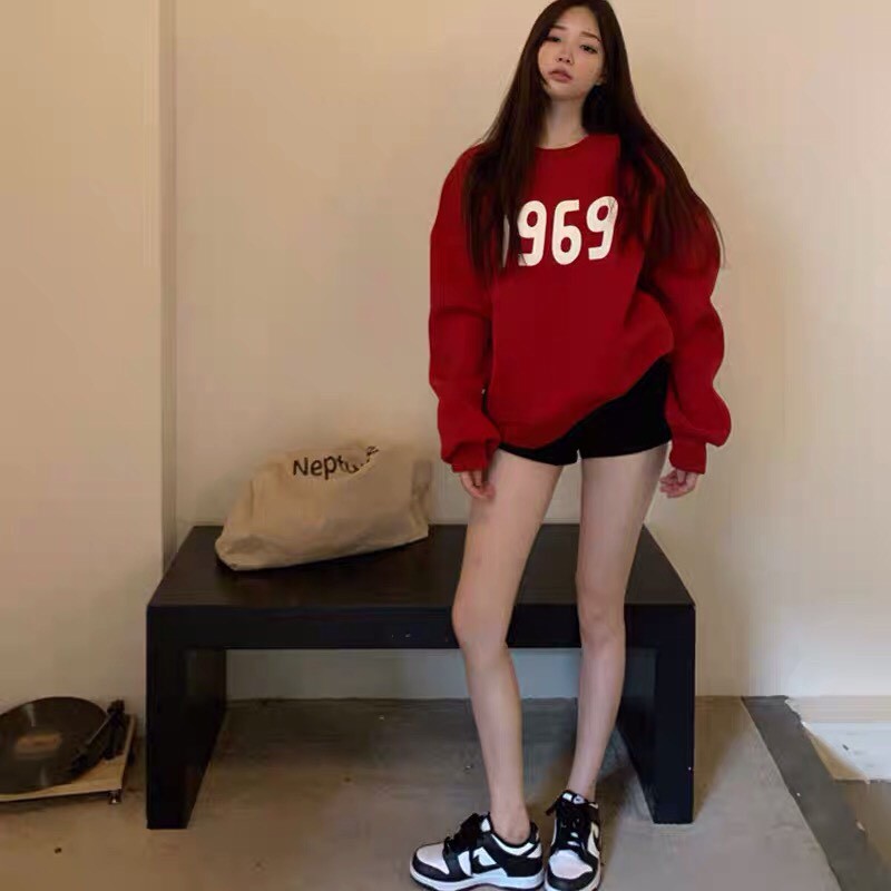 Áo Sweater Nỉ Nữ In Hình 1969 free size <65 kg | BigBuy360 - bigbuy360.vn