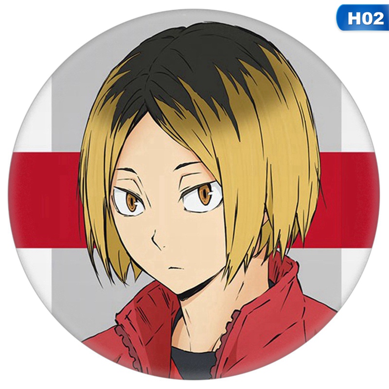 Ghim Cài Áo Hình Nhân Vật Hoạt Hình Haikyuu Cá Tính Brh5831